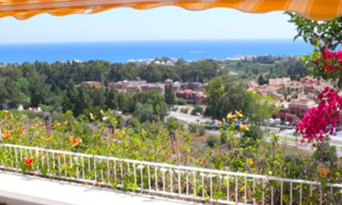 Penthouse avec piscine privée à vendre, nouvelle Mille d' Or, Marbella 
