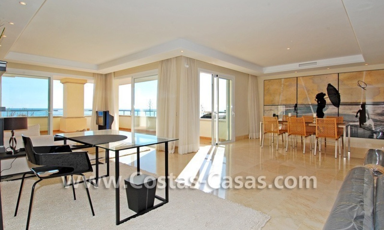 Appartement de luxe en première ligne de plage à vendre dans un complexe exclusif,Nouvelle Mille d' Or, Marbella - Estepona 9