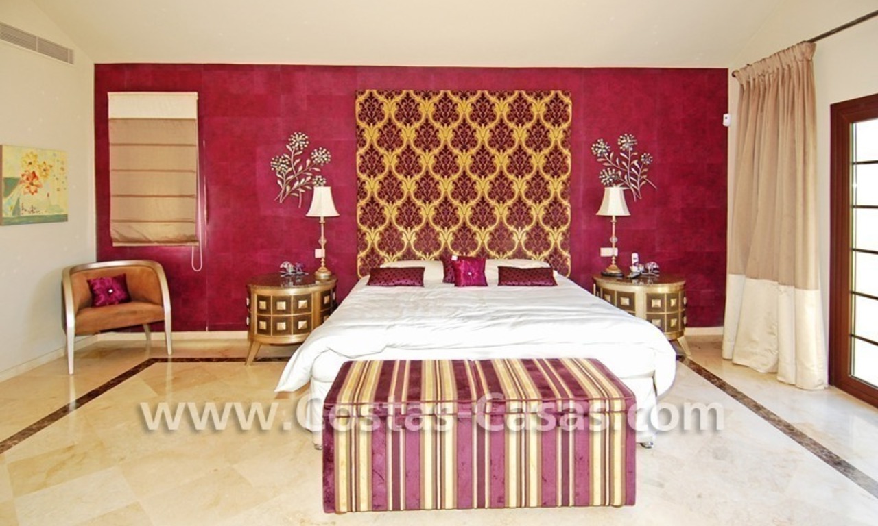 Villa de luxe à vendre, complexe exclusif de golf, Nouvelle Mille d’Or, entre Marbella et Estepona 18