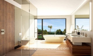 Villas neuves modernes de luxe à vendre sur la Mille d’Or, Marbella 13
