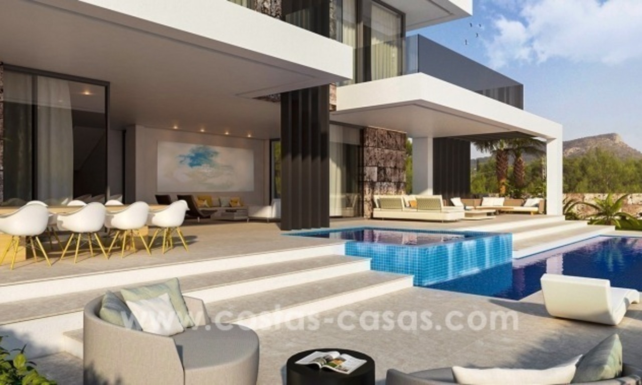 10 villas de design à vendre avec vues mer et golf à Marbella - Benahavis 9