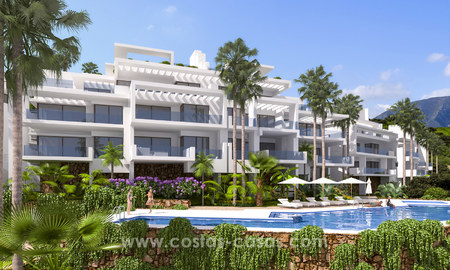 Appartements de luxe modernes à vendre avec vue sur la mer à quelques minutes en voiture du centre de Marbella 4667