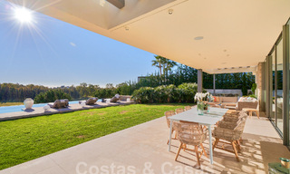 Villa de luxe moderne et contemporaine avec vue sur la mer à vendre, prêt à emménager, Benahavis, Marbella 58504 