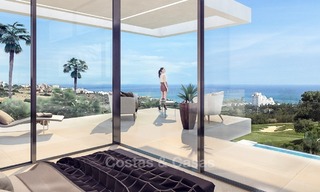 Nouvelle villa Moderne à vendre, sur le Golf, avec Vue Mer, à Estepona, Costa del Sol 354 