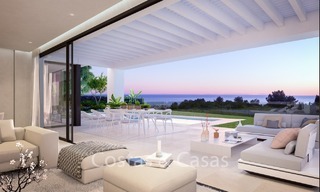 Villas Contemporaines et Modernes avec vue mer à vendre, à distance de marche de la Plage et de la Marina - Marbella Est - Mijas 2813 