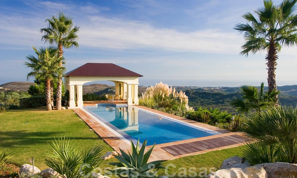 Villa exclusive à vendre, avec vue sur mer à un complexe exclusif dans la région de Marbella - Benahavis 22359