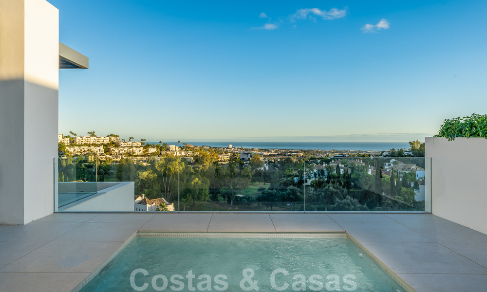 Nouveaux appartements de luxe et exclusifs à vendre avec design contemporain et vue mer, à Benahavis - Marbella 35237