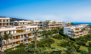 Nouveaux appartements passifs modernes dans une station balnéaire 5 étoiles à vendre à Marbella avec une vue imprenable sur la mer 29179 