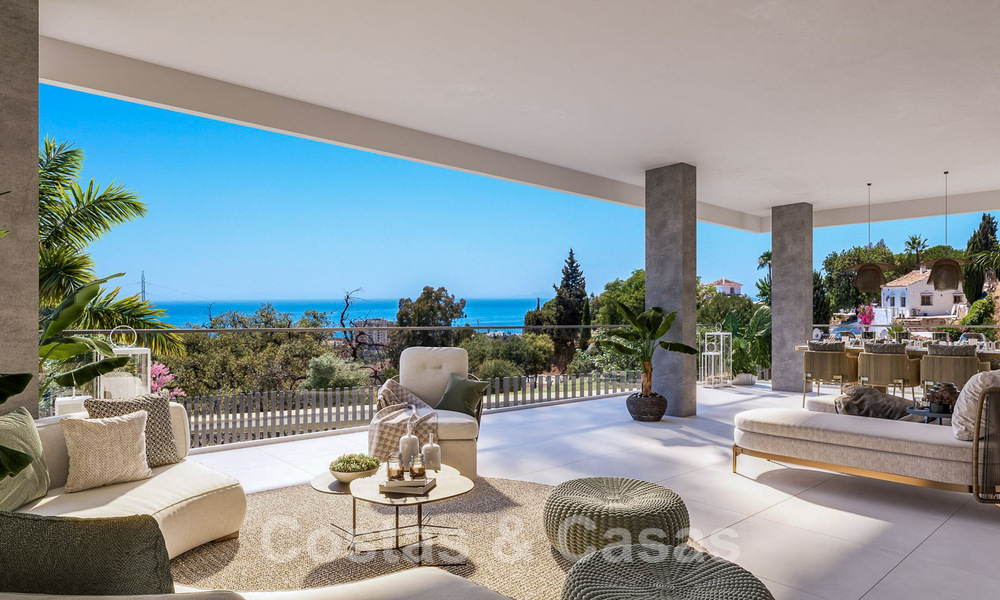 Nouveaux appartements passifs modernes dans une station balnéaire 5 étoiles à vendre à Marbella avec une vue imprenable sur la mer 51393