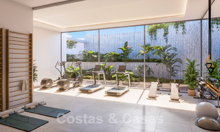 Nouveaux appartements passifs modernes dans une station balnéaire 5 étoiles à vendre à Marbella avec une vue imprenable sur la mer 51401 