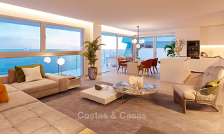A vendre, magnifiques maisons de ville neuves de style contemporain avec vue mer dans une station balnéaire prestigieuse, Mijas, Costa del Sol 7628 