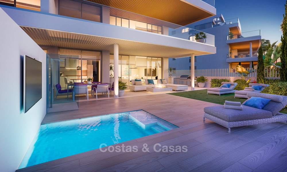 Nouveaux appartements de golf, modernes avec vue sur mer à vendre dans un complexe de luxe à La Cala, Mijas, Costa del Sol 8968