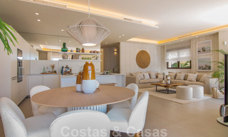 Appartements de luxe en première ligne de plage à vendre dans un complexe exclusif, New Golden Mile, Marbella 40500 
