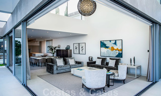 Villa de luxe contemporaine, neuve, avec vue panoramique sur la mer à vendre, dans un complexe de golf exclusif, Benahavis - Marbella 26540 