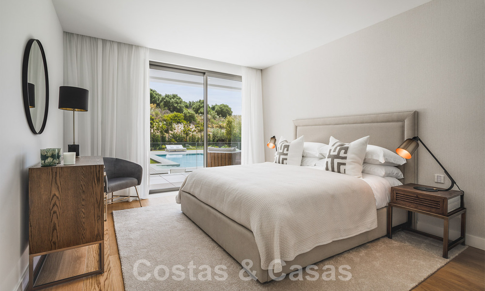 Nouvelles villas de luxe modernes à vendre sur le New Golden Mile, entre Marbella et Estepona 43070