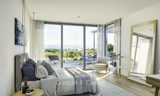 Nouvelles villas de luxe modernes sur un golf avec une vue imprenable sur la mer à vendre, Marbella Est, Marbella. Prêt à emménager ! 17399 
