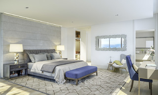 Nouvelles villas de luxe modernes sur un golf avec une vue imprenable sur la mer à vendre, Marbella Est, Marbella. Prêt à emménager ! 17405 