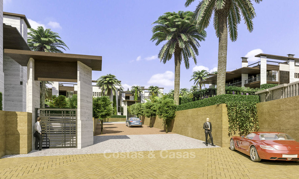 Nouvelles villas de luxe contemporaines à vendre, à quelques minutes à pied de Puerto Banus, Marbella 15299