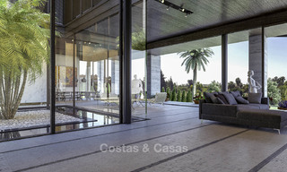 Nouvelles villas de luxe contemporaines à vendre, à quelques minutes à pied de Puerto Banus, Marbella 15307 