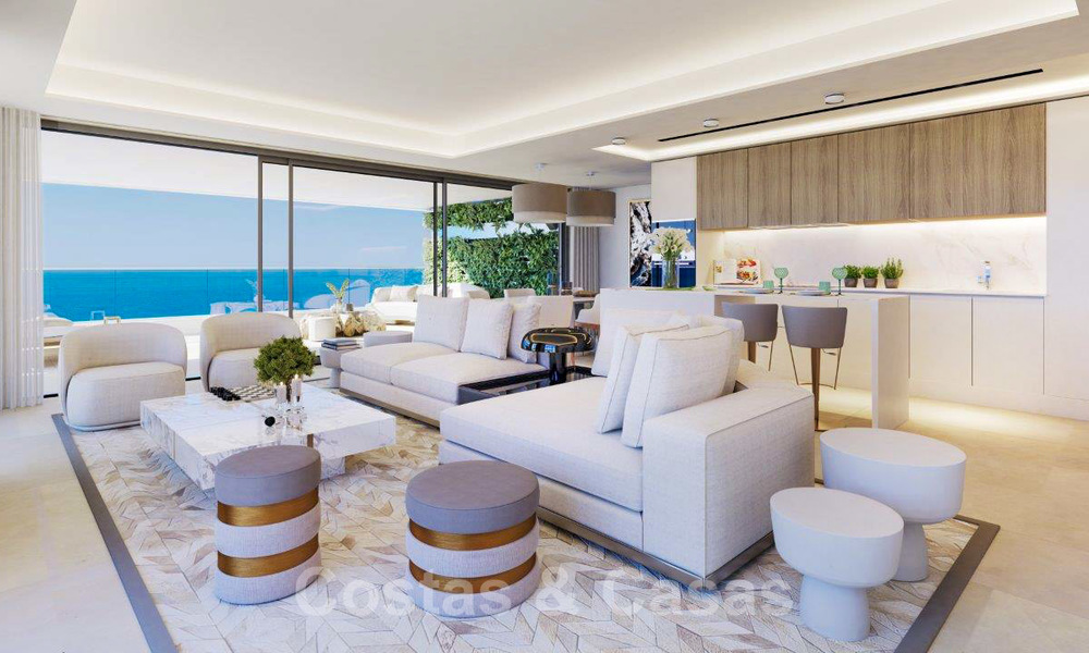 Appartements de luxe contemporains innovateurs à vendre dans un impressionnant complexe balnéaire neuf à Malaga. 20412
