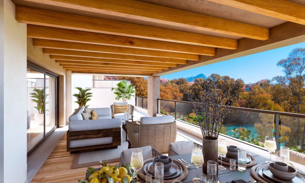  Appartements modernes de luxe à vendre sur un lac idyllique avec vue panoramique à Nueva Andalucia - Marbella. NOUVELLE PHASE 34981