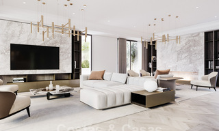 Villas modernes de style avant-gardiste à vendre sur le prestigieux Golden Mile de Marbella 36382 