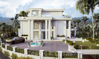 Villas modernes de style avant-gardiste à vendre sur le prestigieux Golden Mile de Marbella 36426 