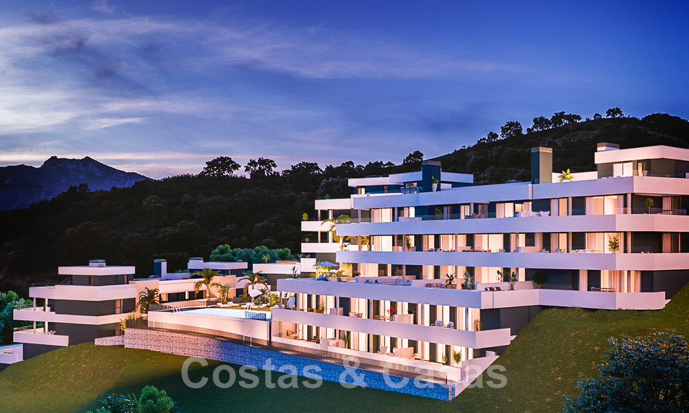 Nouveau projet de design contemporain comprenant des appartements de luxe à vendre avec une vue imprenable sur la mer à East Marbella 47652