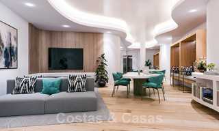 Première ligne de Golf, appartements modernes et luxueux à vendre, à distance de marche des commodités de Guadalmina et San Pedro à Marbella 37409 