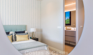 Nouvelle promotion d'appartements de luxe à vendre offrant des vues panoramiques sur la mer et un terrain de golf à Estepona 37437 