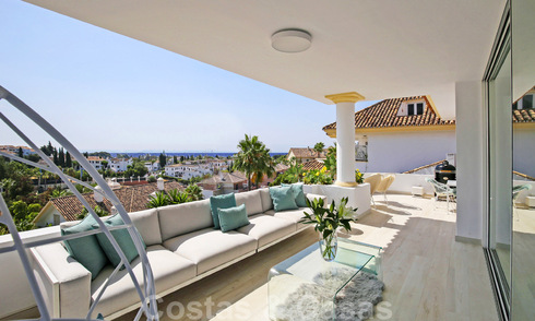 Penthouse de luxe à vendre avec vue sur la mer dans un complexe exclusif sur le fameux Golden Mile, Marbella 38398