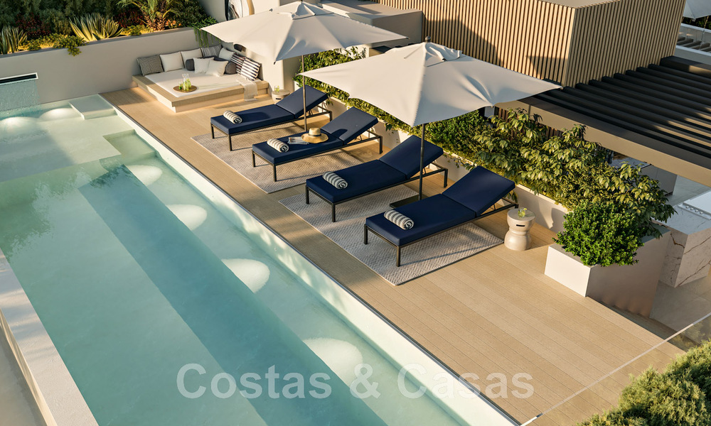 Nouveau développement en bord de mer. Villas ultra luxueuses à vendre dans un complexe de plage en première ligne à Marbella 48735
