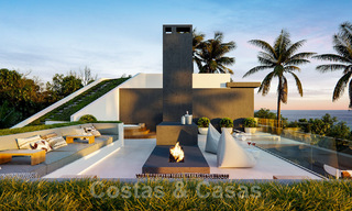 Nouvelle villa spectaculaire avec toit vert à vendre sur le Golden Mile à Marbella 38780 