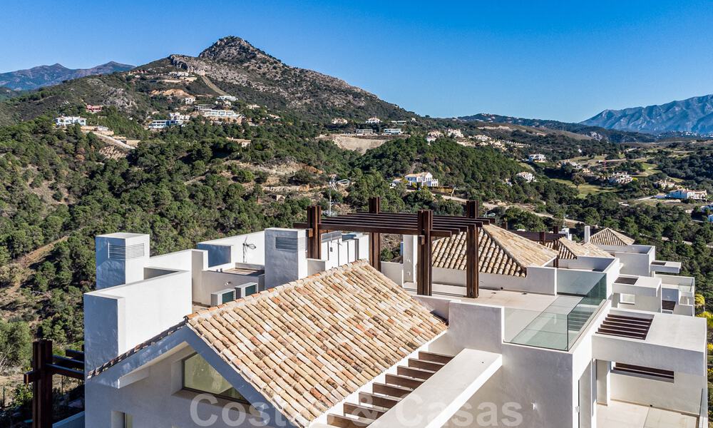 Appartements neufs de luxe andalou, prêts à emménager, modernes, à vendre avec vue sur la mer à Benahavís - Marbella 40242