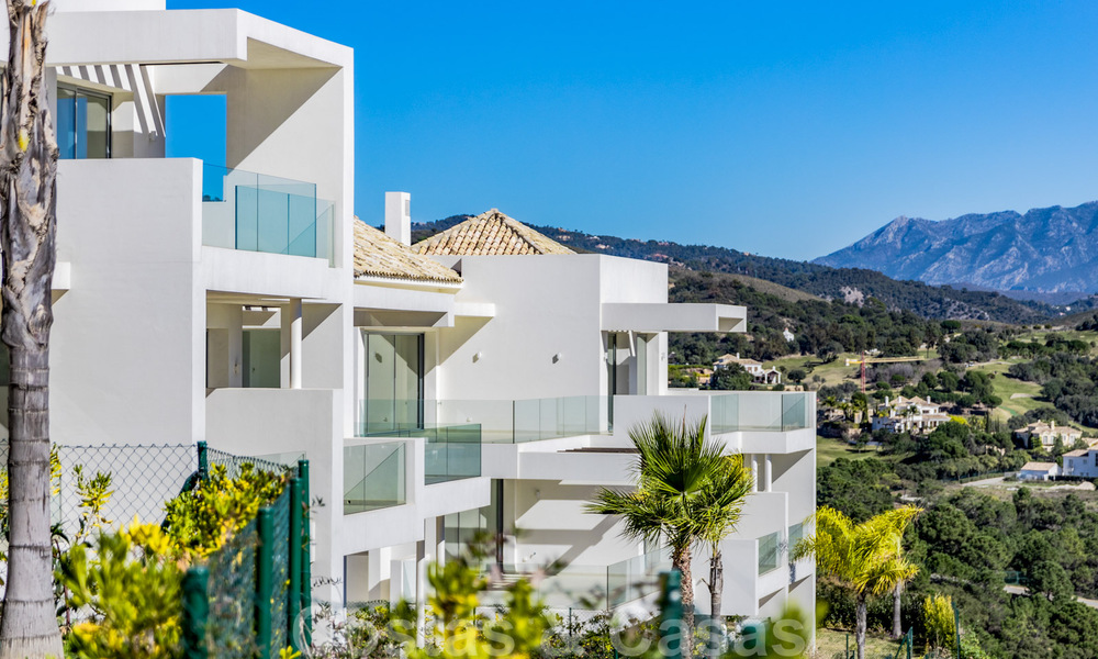 Appartements neufs de luxe andalou, prêts à emménager, modernes, à vendre avec vue sur la mer à Benahavís - Marbella 40251