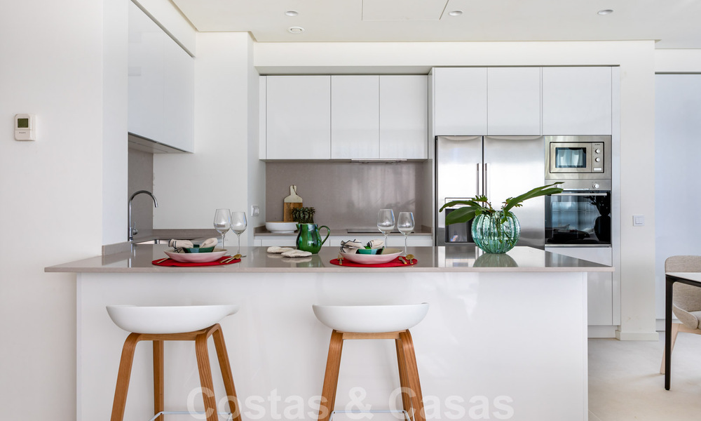 Appartements neufs de luxe andalou, prêts à emménager, modernes, à vendre avec vue sur la mer à Benahavís - Marbella 40274