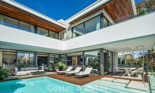Fantastique villa neuve sur plan, à vendre, dans un quartier de San Pedro à Marbella, en bord de mer 66381 