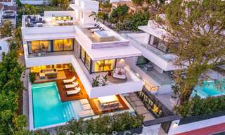 Fantastique villa neuve sur plan, à vendre, dans un quartier de San Pedro à Marbella, en bord de mer 66390 