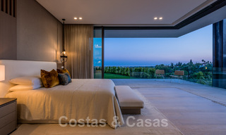 Spacieuse villa moderne à vendre avec vue spectaculaire sur la mer dans une communauté fermée à Benahavis - Marbella 40757 