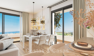 Appartements modernes de 2 ou 3 chambres à vendre dans un nouveau complexe avec vue sur la mer dans le centre d'Estepona 44290 