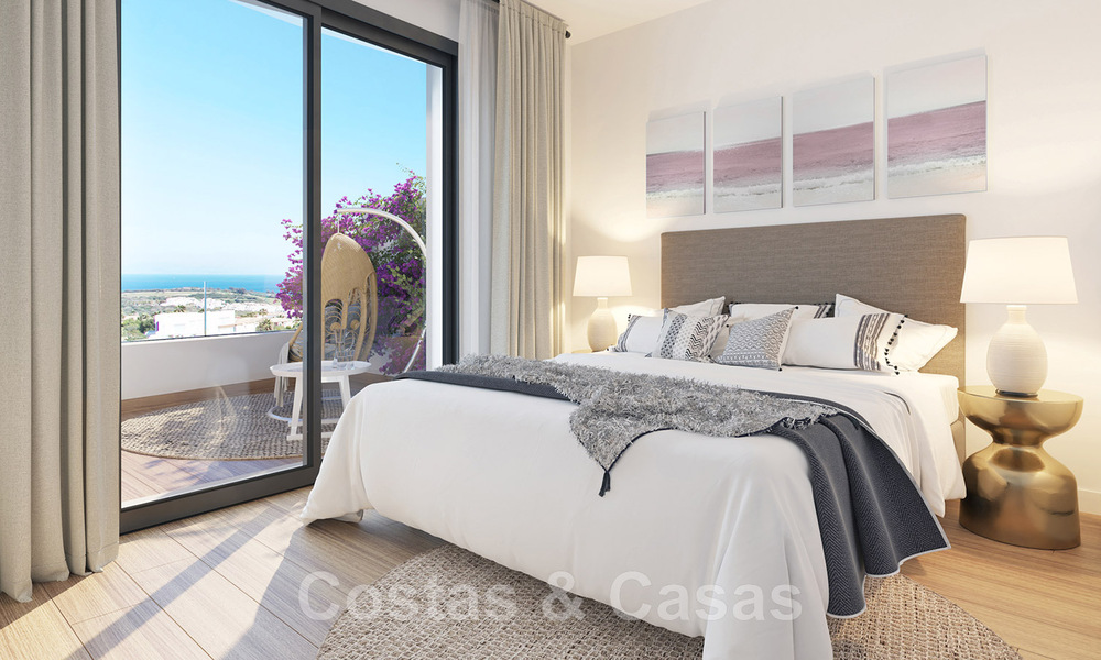 Appartements modernes de 2 ou 3 chambres à vendre dans un nouveau complexe avec vue sur la mer dans le centre d'Estepona 44293