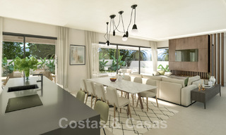 Villas élégantes et modernes de nouvelle construction à vendre avec vue panoramique à proximité du terrain de golf dans la vallée de Mijas, sur la Costa del Sol 53438 