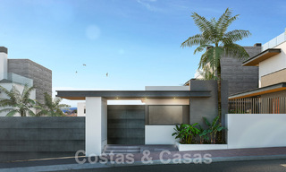 Villas élégantes et modernes de nouvelle construction à vendre avec vue panoramique à proximité du terrain de golf dans la vallée de Mijas, sur la Costa del Sol 53439 