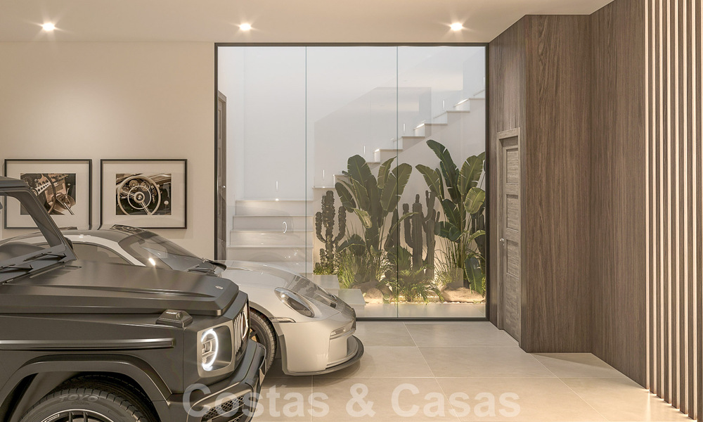 Villas élégantes et modernes de nouvelle construction à vendre avec vue panoramique à proximité du terrain de golf dans la vallée de Mijas, sur la Costa del Sol 53442
