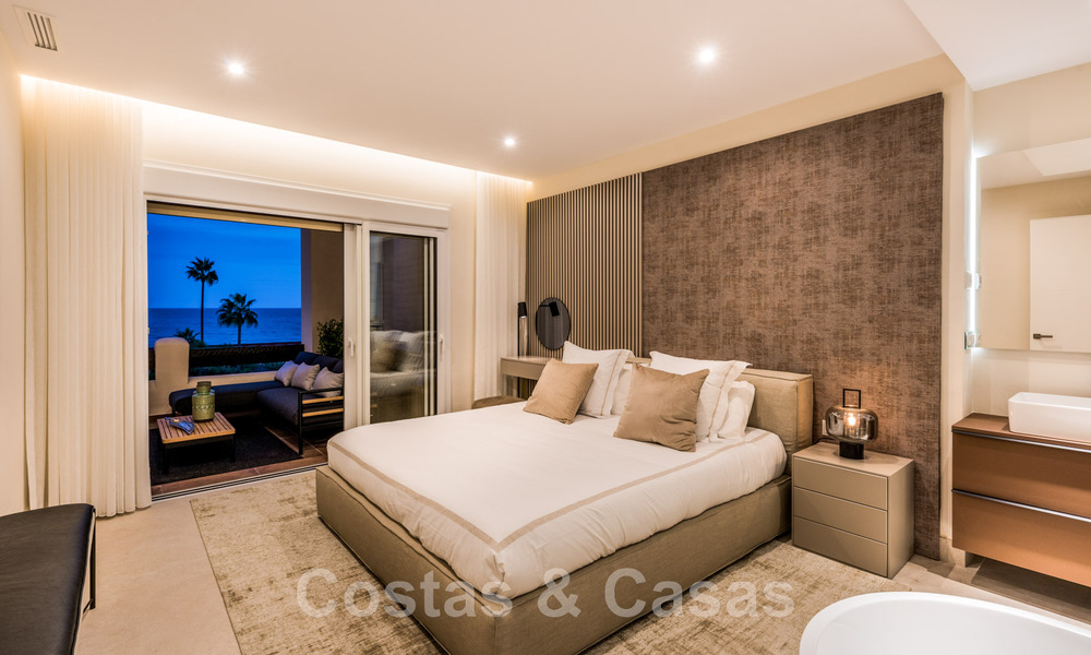 Appartement prêt à emménager, récemment rénové, à vendre dans un complexe de plage, avec vue sur la mer, sur le New Golden Mile, Estepona 46725