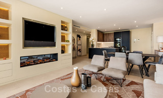 Appartement prêt à emménager, récemment rénové, à vendre dans un complexe de plage, avec vue sur la mer, sur le New Golden Mile, Estepona 46737 