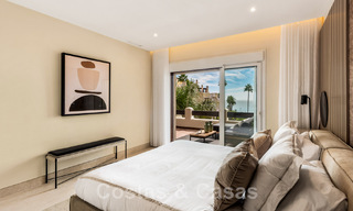 Appartement prêt à emménager, récemment rénové, à vendre dans un complexe de plage, avec vue sur la mer, sur le New Golden Mile, Estepona 46754 