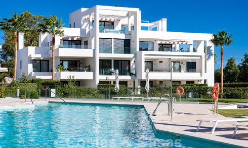 Penthouse contemporain de luxe prêt à être emménagé, avec 3 chambres à coucher, à vendre dans un complexe résidentiel sécurisé à Marbella - Benahavis 46469