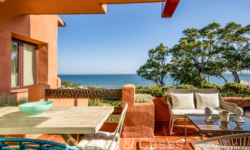 Penthouse à vendre dans une urbanisation en première ligne de plage avec vue sur la mer à l'est de Marbella 46924