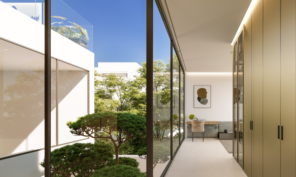 Revente! Villa de luxe à vendre dans un nouveau projet innovant composé de 12 villas ultramodernes avec vue sur la mer, sur le Golden Mile de Marbella 47763